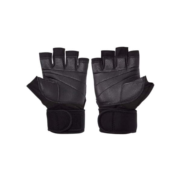 Gloves with wrist band