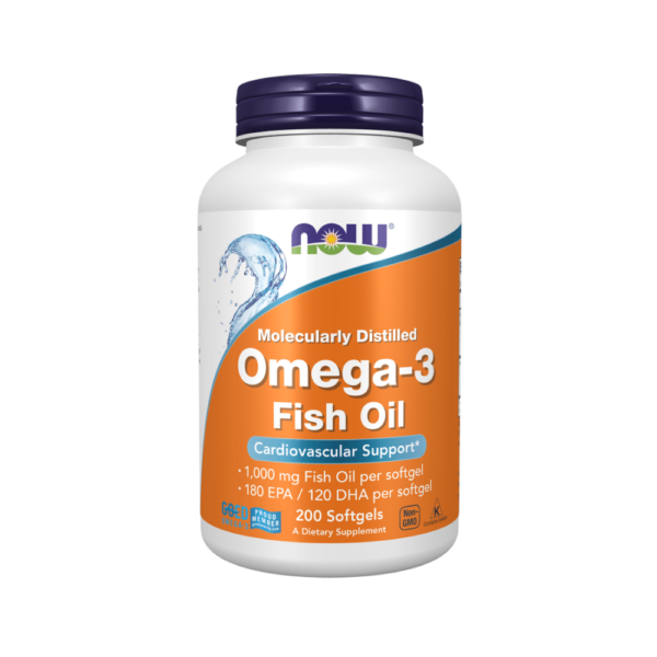 NOW Fish Oil 200 Softgels