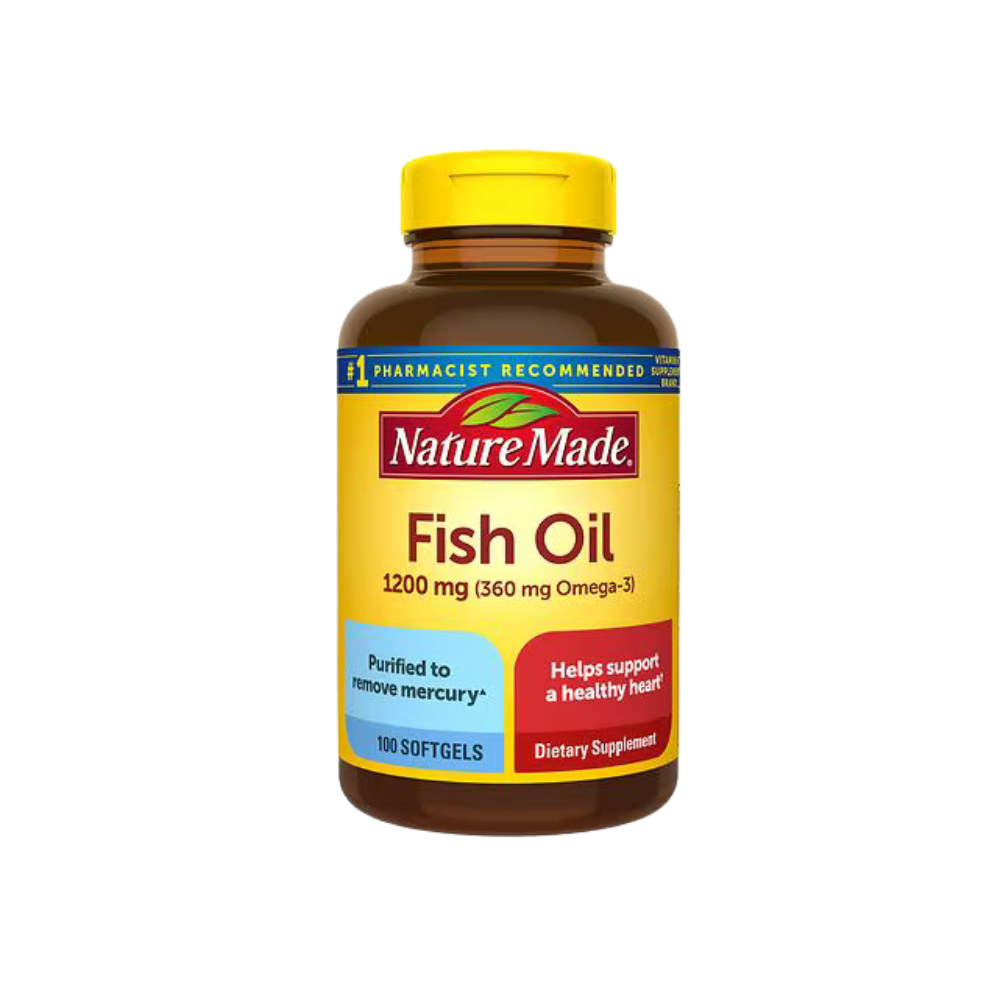 Nature Made Fish Oil 1200 mg 100 Softgels