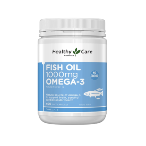 Healthy Care Fish Oil 1000mg Omega-3 - 400 capsules